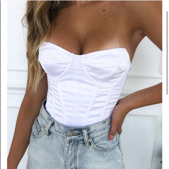 Princess Polly Tops - White Fox Bring the Heat Bodysuit